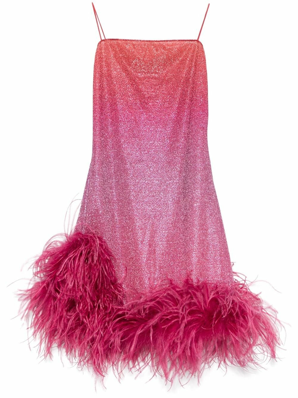 Osree Pink Lumire Plumage Dress Oseree