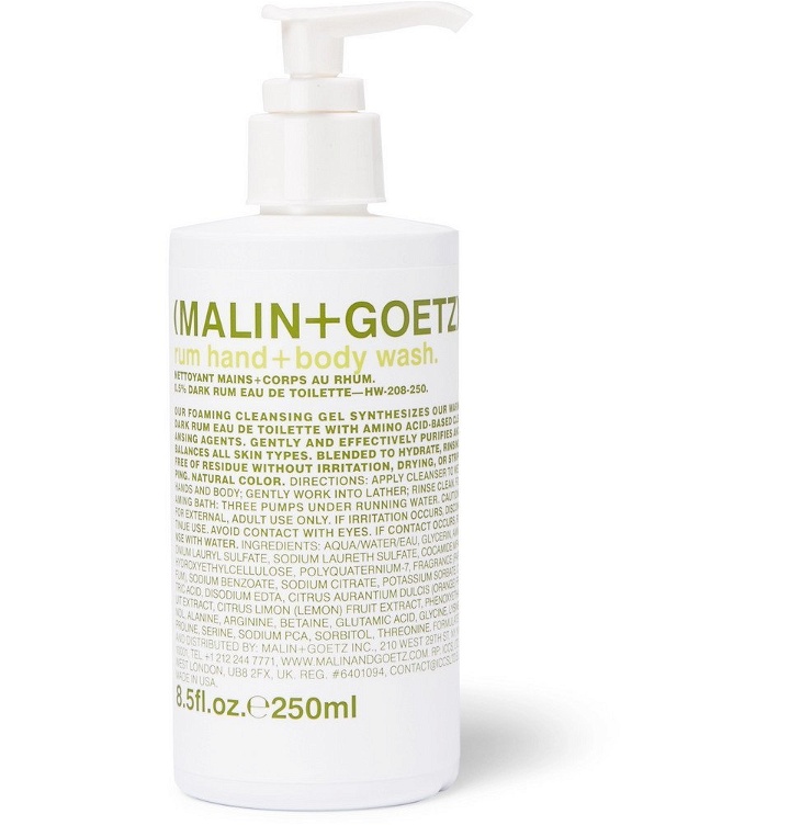 Photo: Malin Goetz - Rum Hand Body Wash, 250ml - Men - White