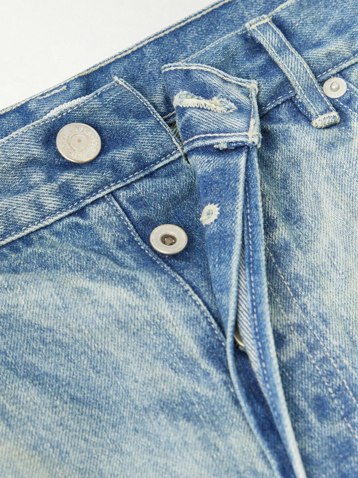Auralee - Straight-Leg Selvedge Jeans - Blue