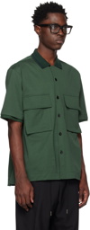 sacai Green Flap Pocket Shirt