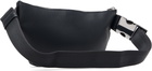 BOSS Navy Leather Belt Bag