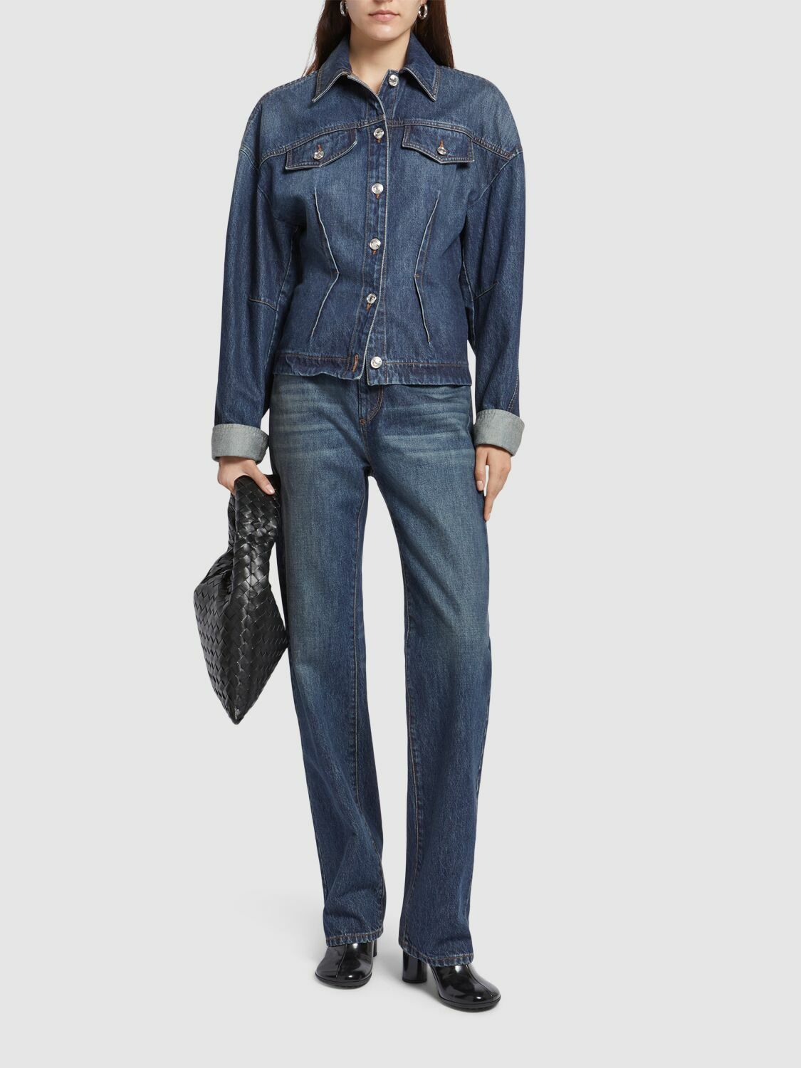 SPORTMAX Filato Fitted Denim Jacket Sportmax