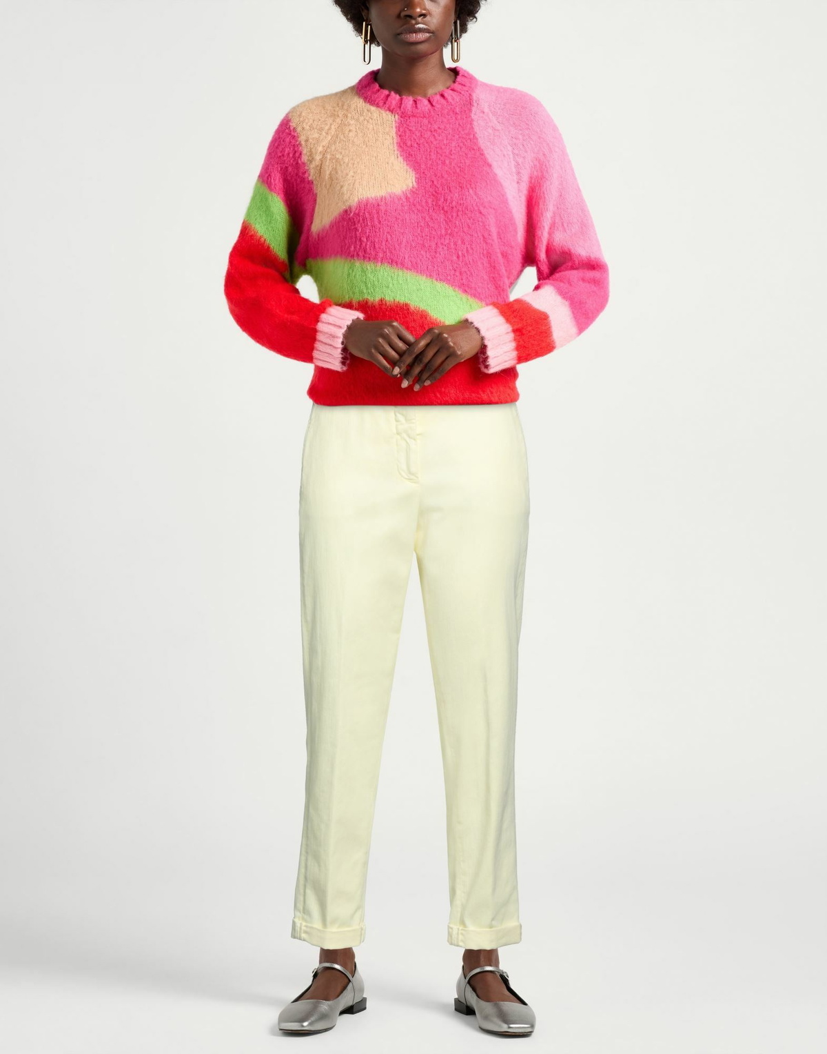Peserico Womens Jeans in Yellow