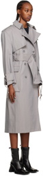 Han Kjobenhavn Gray Oversized Trench Coat