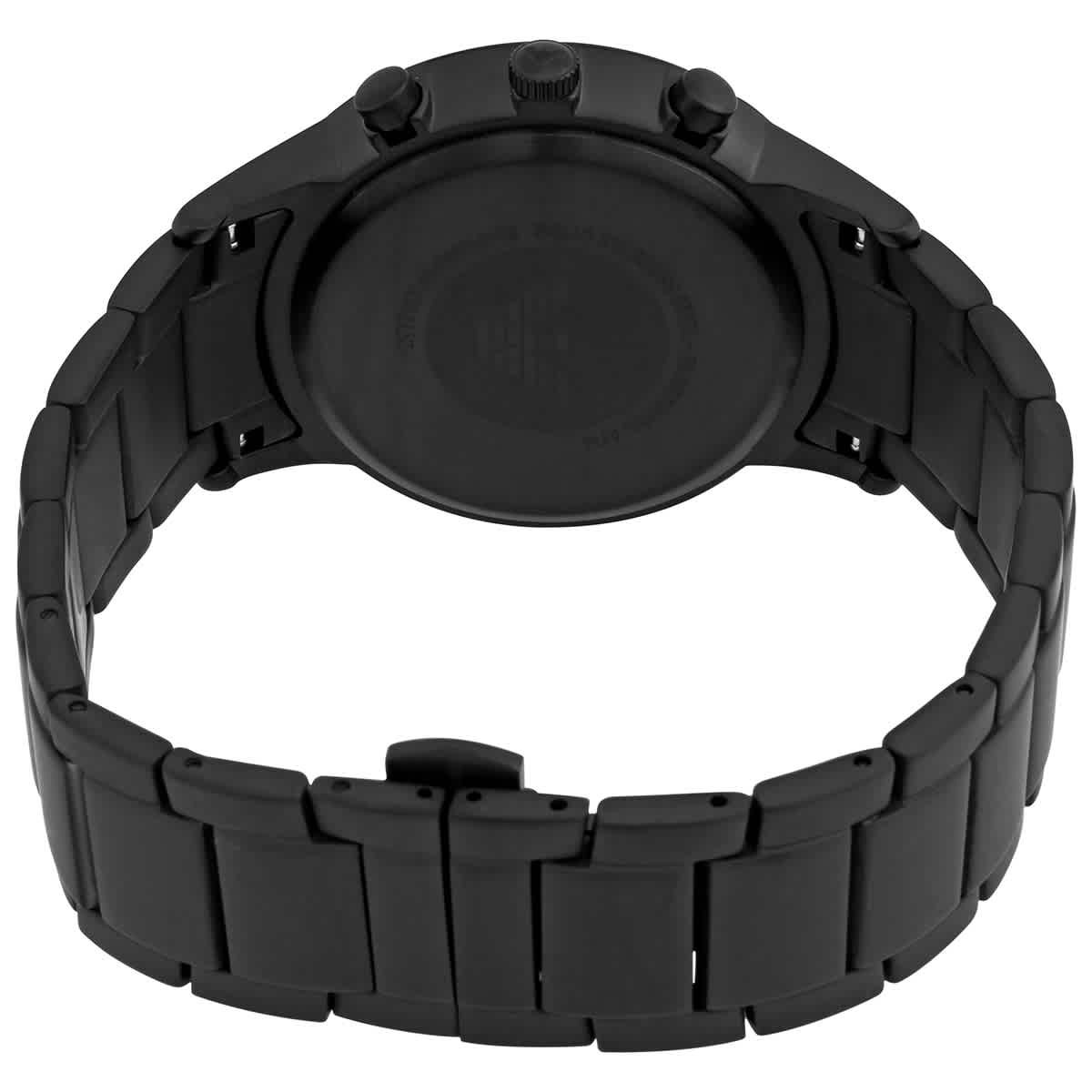 Emporio Armani Chronograph Quartz Black Dial Mens Watch AR11275
