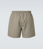 Brunello Cucinelli Logo swim trunks
