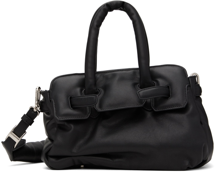 Maison MIHARA YASUHIRO Black Puffer Boston Bag Maison MIHARA YASUHIRO