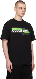 A-COLD-WALL* Black Printed T-Shirt