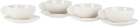 Jars Céramistes Off-White M Plume Cup & Saucer Set, 4 pcs