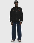 Mitchell & Ness NBA OVERSWEEP VARSITY COACHES JACKET CHICAGO BULLS Black Mens College Jackets/Team Jacket