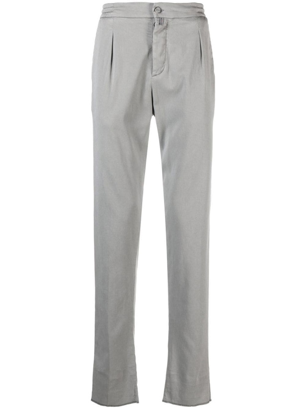 Photo: KITON - Linen Drawstring Trousers