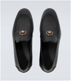 Versace Medusa leather loafers