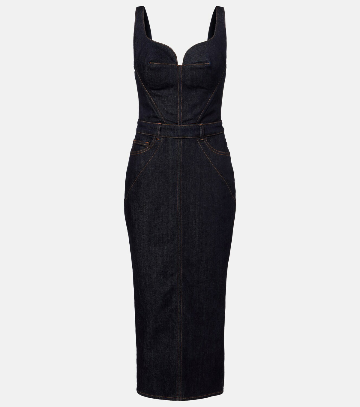 Givenchy Denim bustier dress