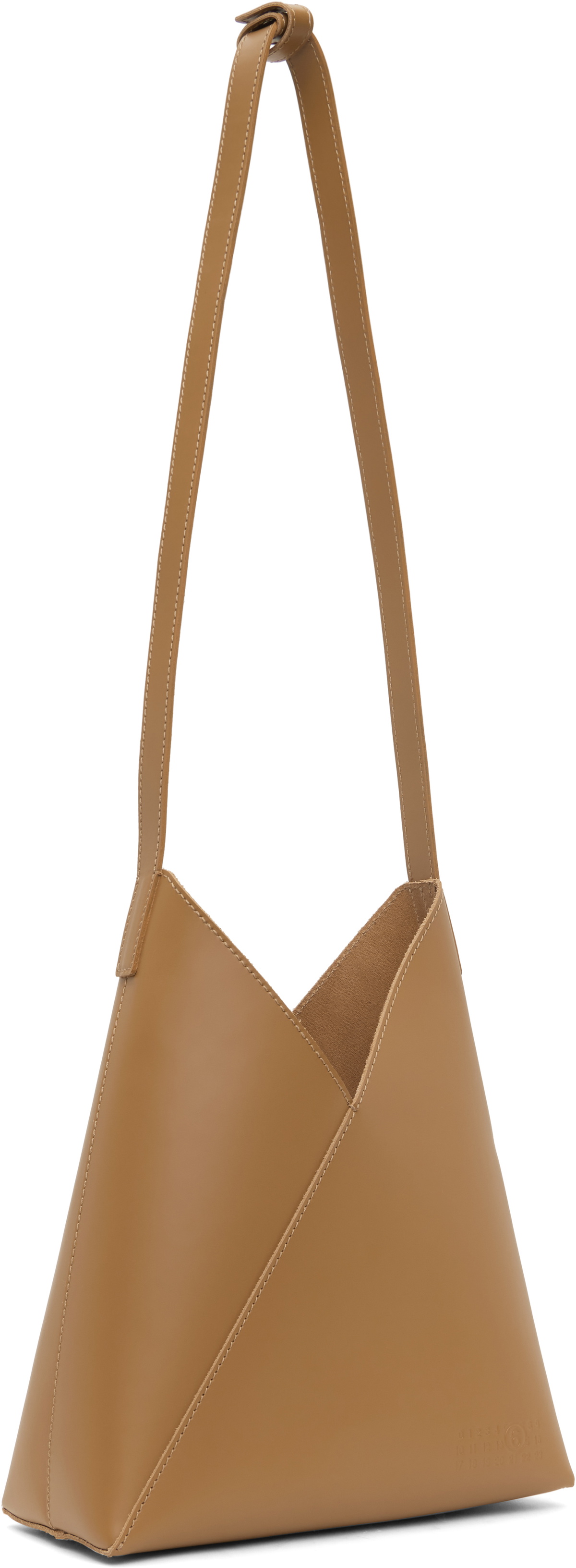 MM6 Maison Margiela Brown Fortune Cookie Small Shoulder Bag MM6 