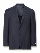 Canali - Impeccable Slim-Fit Wool-Twill Blazer - Blue
