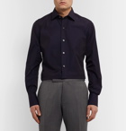 TOM FORD - Slim-Fit Cotton-Poplin Shirt - Blue