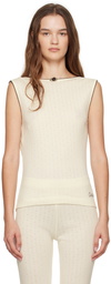 Caro Editions Off-White Alexa Tank Top