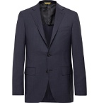 Canali - Slate-Blue Slim-Fit Kei Wool Suit Jacket - Blue
