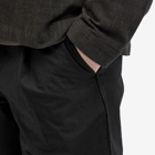 Folk Men's Wide Fit Trousers in Soft Black