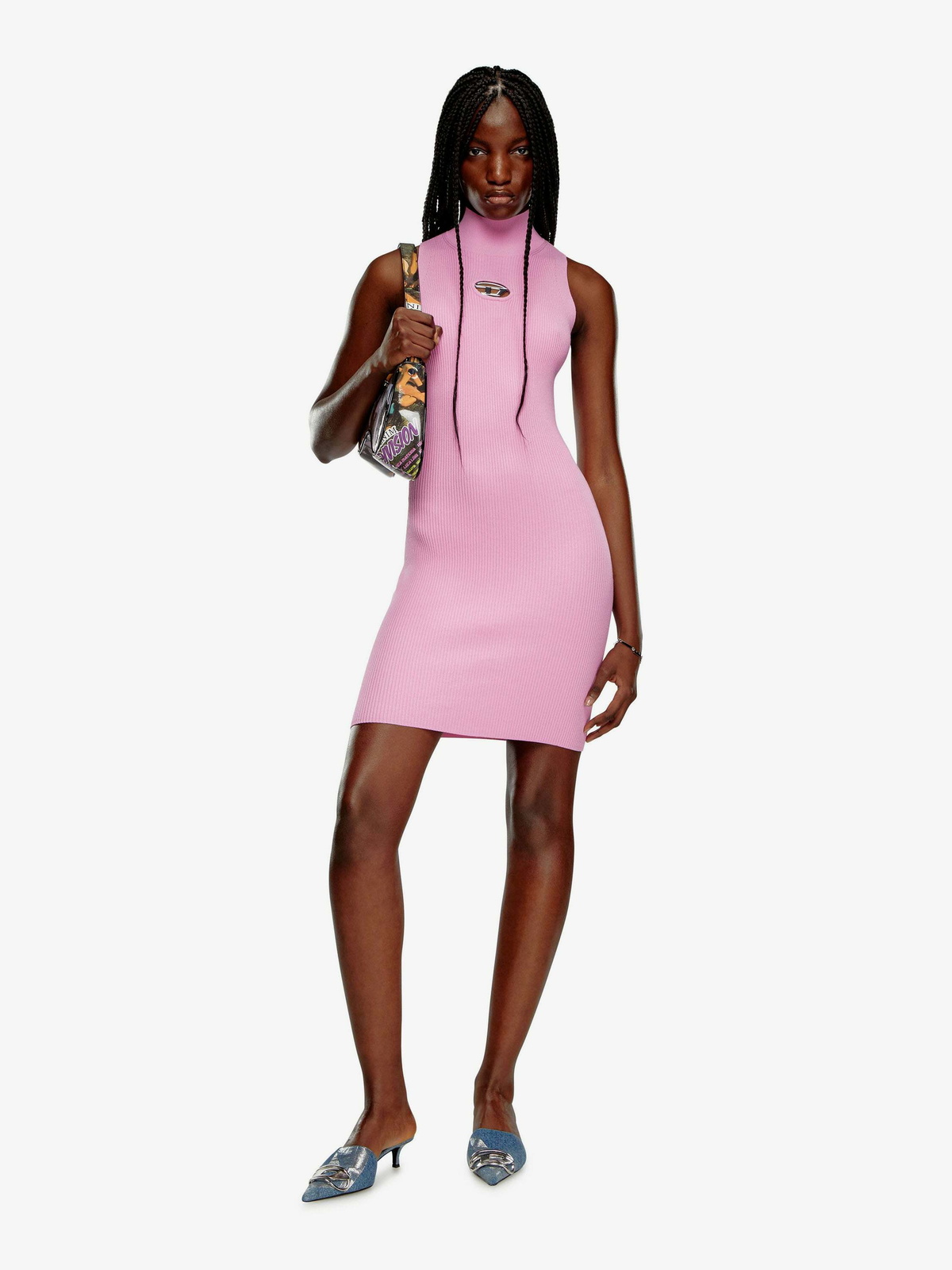 pinafore dress for women Goldie Merino Wool Ponte Pinafore