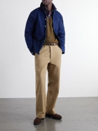Drake's - Wool and Alpaca-Blend Sweater - Green