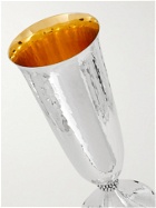 BUCCELLATI - Caviar Silver and Gold-Plated Flute