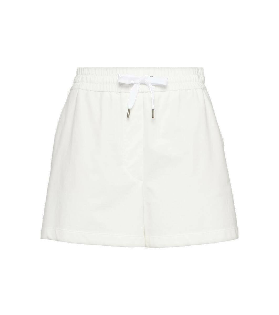 Short Cargo Brunello Cucinelli Coton Off-white - Taille à Mesurer, Neuf Avec étiquettes, Fait Main Italie