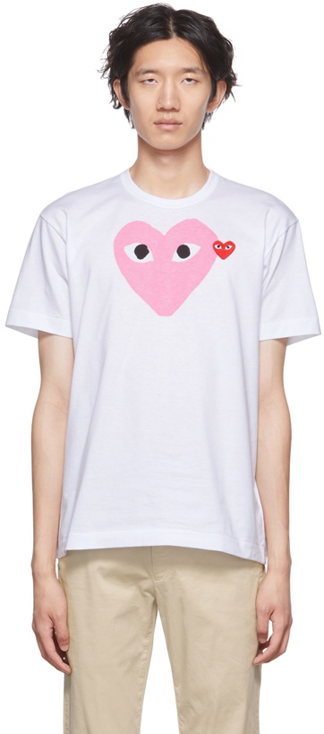 Photo: COMME des GARÇONS PLAY White Heart T-Shirt