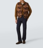 RRL Embroidered wool and cashmere vest