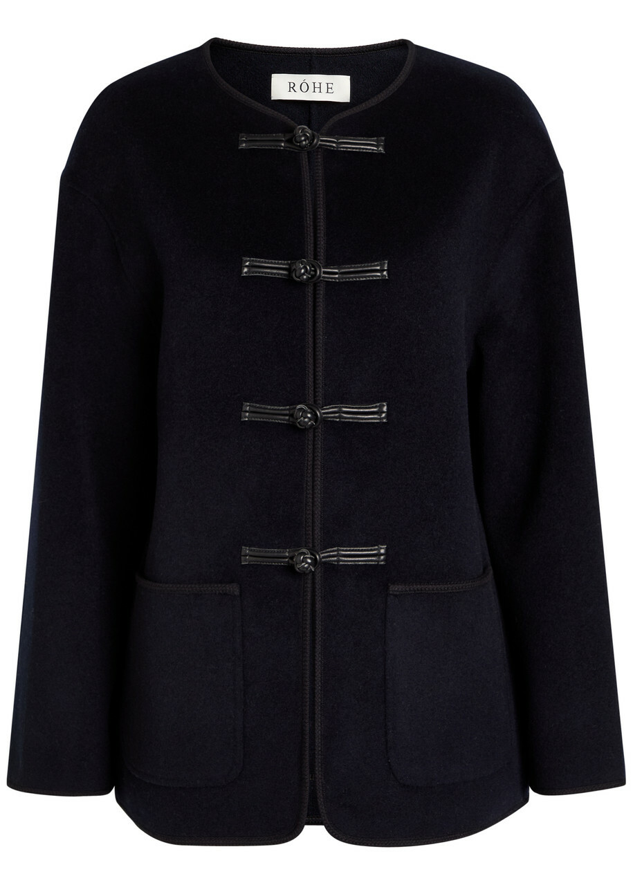 Rohe Wool and Cashmere-blend Jacket Navy