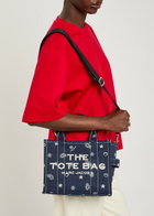Marc Jacobs The Tote Small Printed Canvas Tote - Navy - One Size