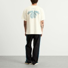 END. x adidas T-Shirt in Off White/Real Teal