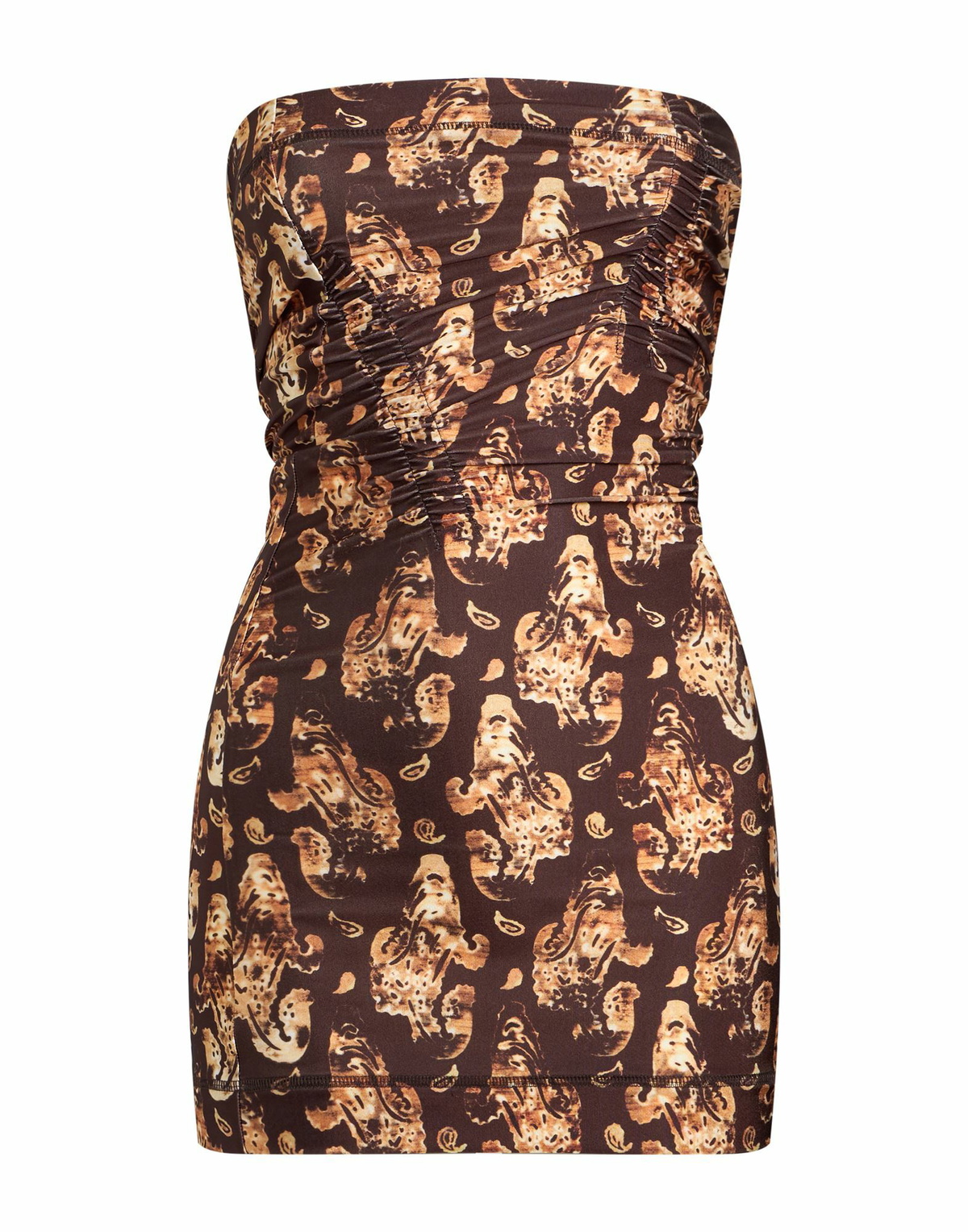Knwls Womens Mini dress Dark in Brown