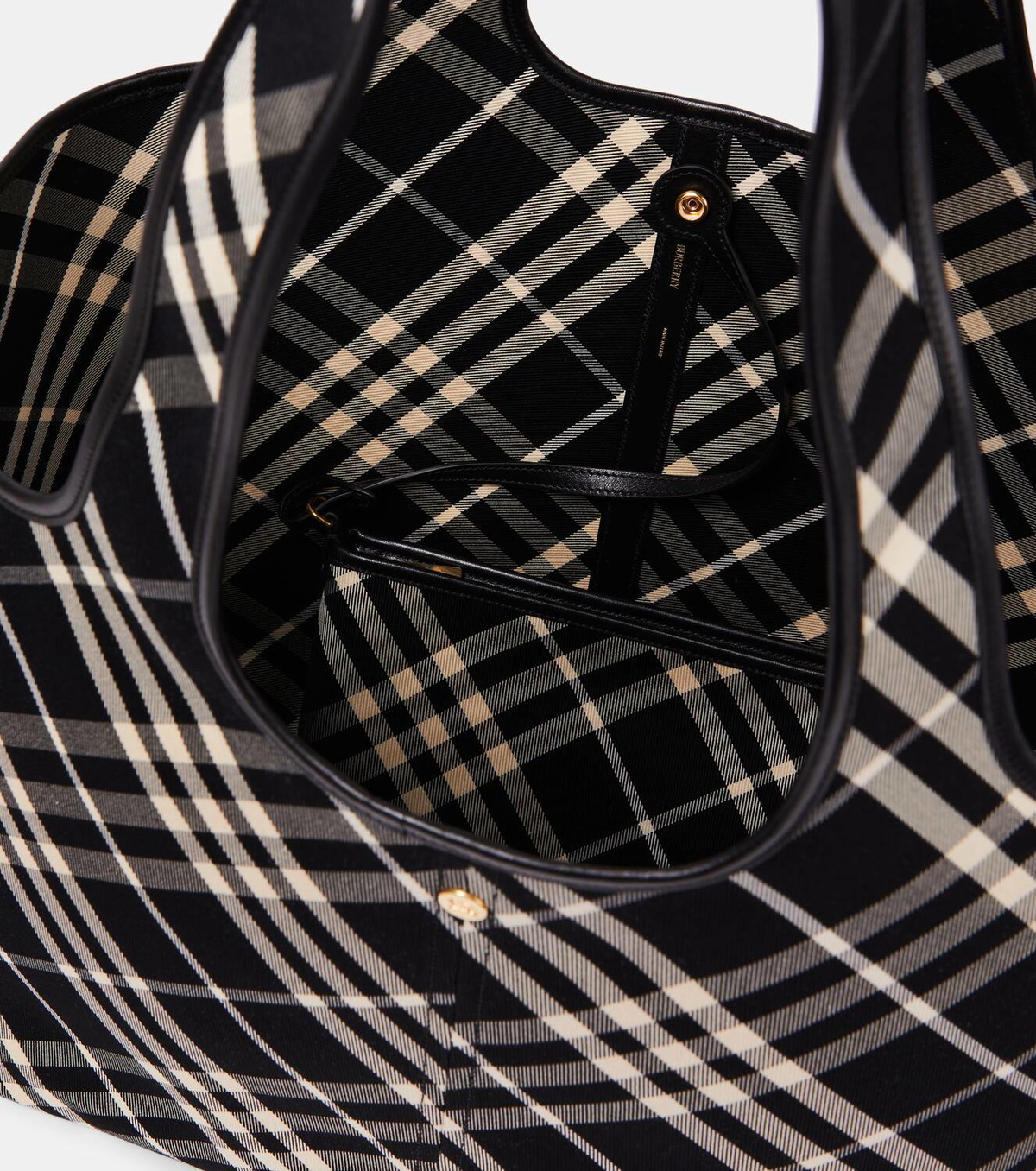 Burberry Burberry Check Medium canvas tote bag
