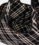 Burberry Burberry Check Medium canvas tote bag