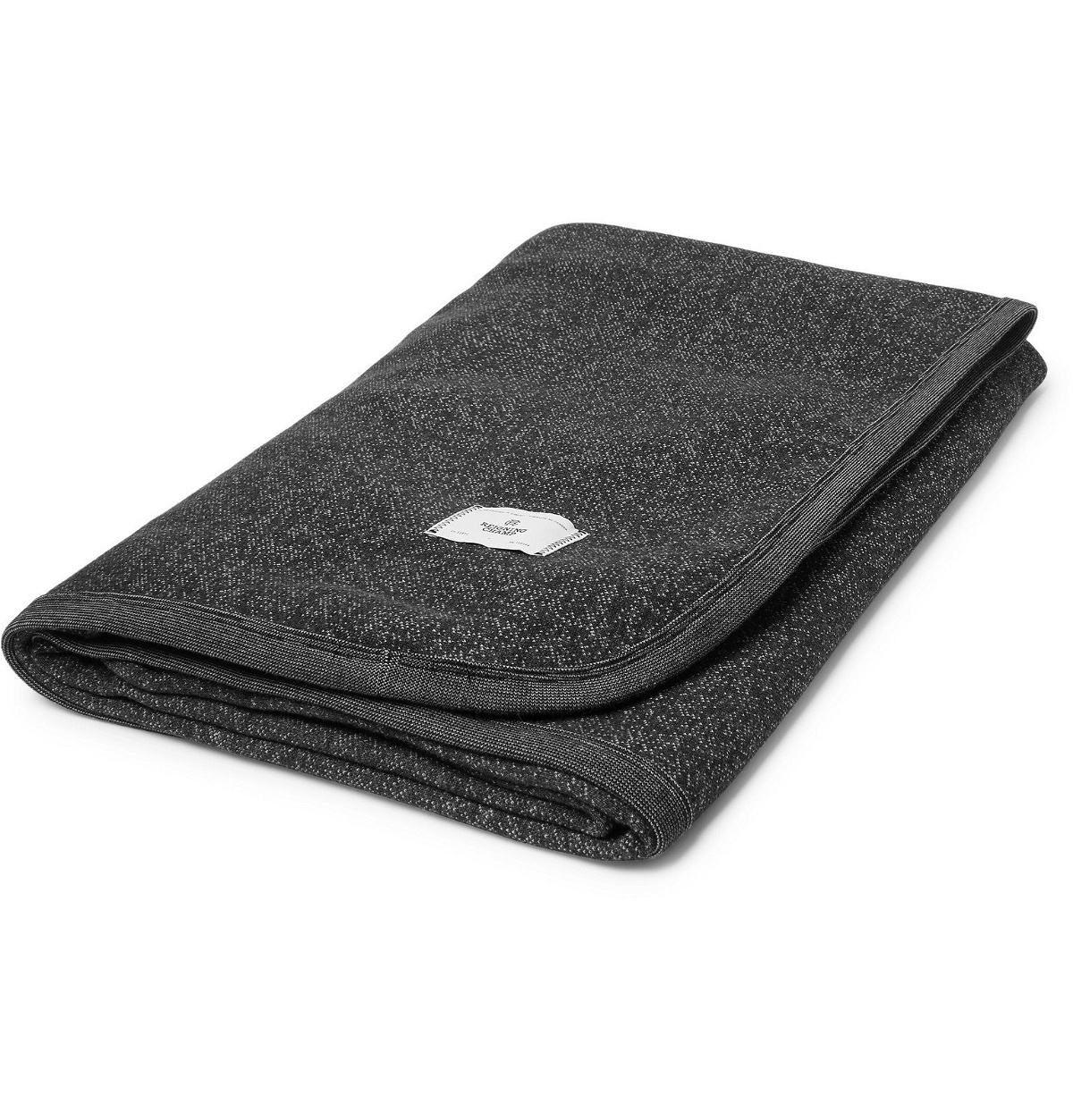 Photo: Reigning Champ - Stadium Cotton-Blend Jersey and Fleece Blanket - Gray
