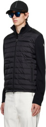 Moncler Black Quilted Down Jacket