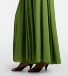 Sportmax Draped maxi dress