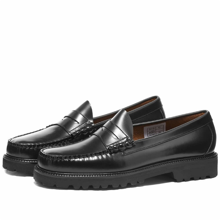 Photo: Bass Weejuns Men's Larson 90s Loafer in Black Leather
