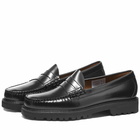 Bass Weejuns Men's Larson 90s Loafer in Black Leather