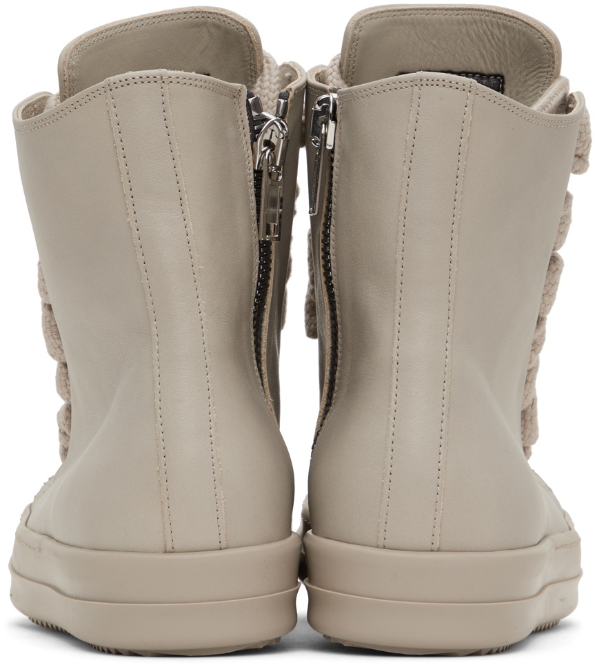 Rick Owens Off-White Jumbo Laced Sneakers Rick Owens