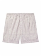 C.P. Company - Straight-Leg Mid-Length Bandana-Print Swim Shorts - Purple