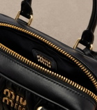 Miu Miu Arcadie matelassé leather top-handle bag