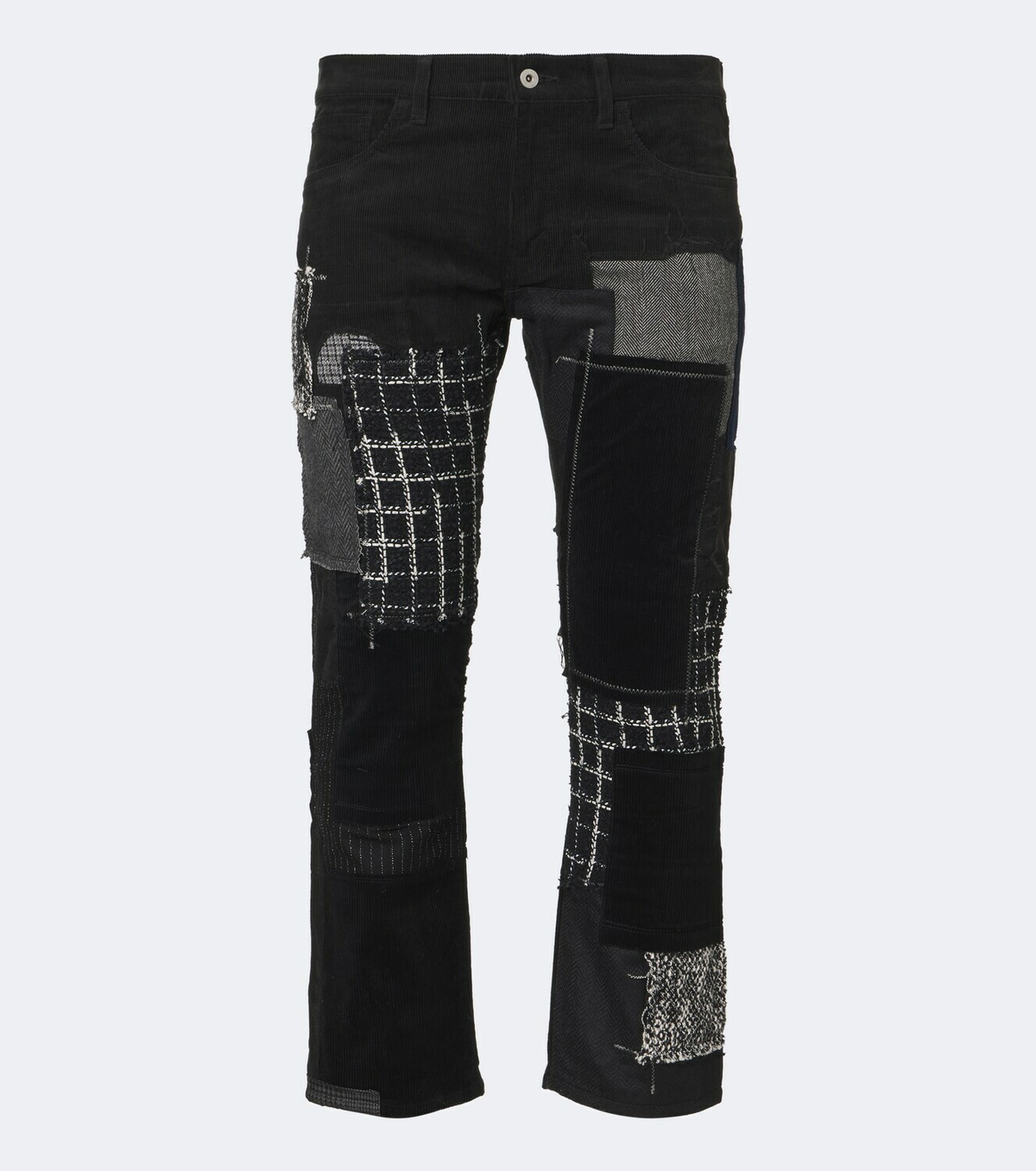 Junya Watanabe Patchwork cotton straight pants