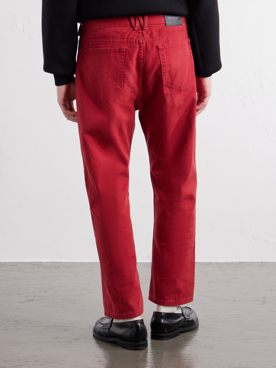 Willy Chavarria - Chente Straight-Leg Jeans - Red