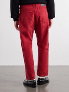 Willy Chavarria - Chente Straight-Leg Jeans - Red
