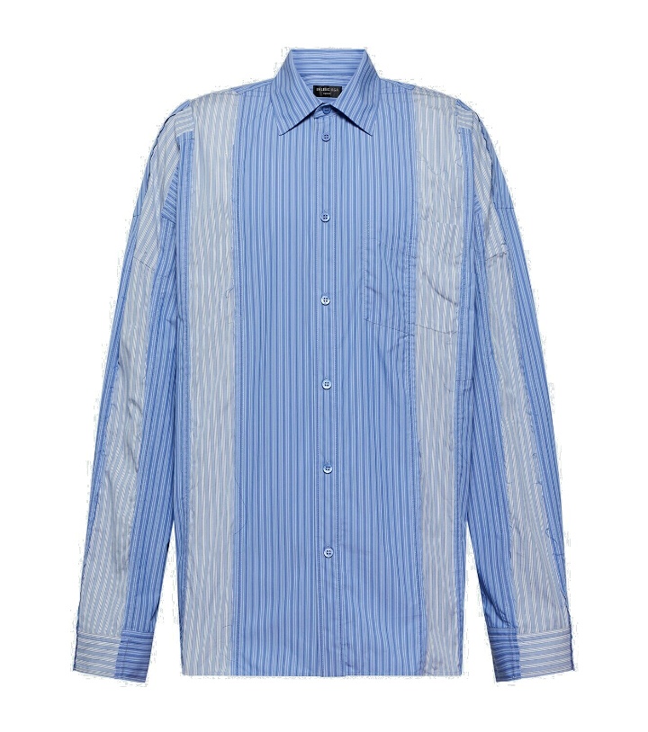 Photo: Balenciaga Striped cotton-blend shirt