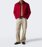 Ami Paris Ami de Coeur corduroy-trimmed denim jacket