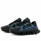 Nike Men's Air Liquid Max Sneaker in Black/Radiant Blue/Sapphire/Aurora Green