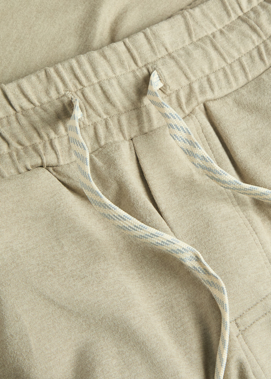 Vuori Ponto Performance 28 Stretch-jersey Sweatpants Beige